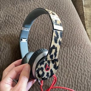 Cheetah print Beats Headphones